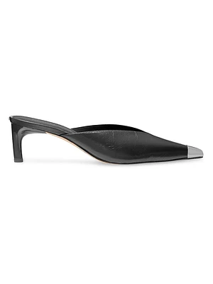 Kasia 60MM Leather Mules