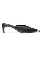 Kasia 60MM Leather Mules