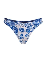 Riveria Radiance Ilu Azure Floral Bikini Bottom