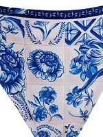Riveria Radiance Ilu Azure Floral Bikini Bottom