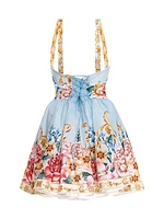 Riveria Radiance Spring Blush Floral Cotton Minidress