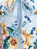 Riveria Radiance Spring Blush Floral Cotton Minidress