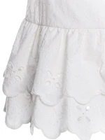Riveria Radiance Nixi Azure Cotton Miniskirt