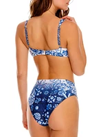 Riveria Radiance Balena Azure Floral Underwire Bikini Top
