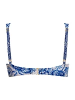 Riveria Radiance Balena Azure Floral Underwire Bikini Top