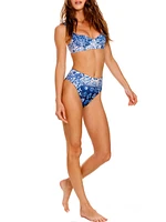 Riveria Radiance Balena Azure Floral Underwire Bikini Top