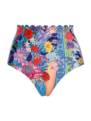 Riveria Radiance Alicia Vessel Floral Bikini Bottom