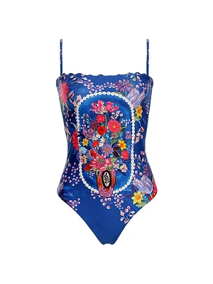 Riveria Radiance Miller Vessel Floral One-Piece Swimsuit