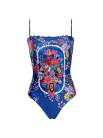 Riveria Radiance Miller Vessel Floral One-Piece Swimsuit