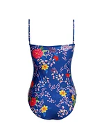 Riveria Radiance Miller Vessel Floral One-Piece Swimsuit