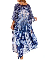 Riveria Radiance Sam Azure Floral Tunic