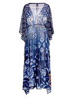 Riveria Radiance Sam Azure Floral Tunic