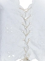 Riveria Radiance Madeira Azure Cotton Blouse