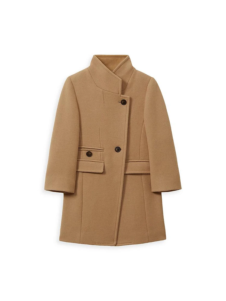 Little Girl's & Maude Wool-Blend Coat