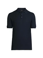 Diamond Weave Polo Shirt