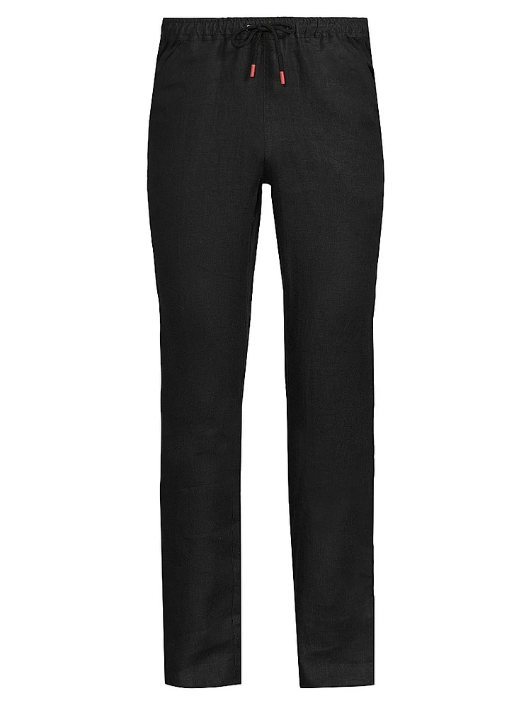 Linen Drawstring Pants