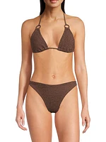 Eva Textured O-Ring Bikini