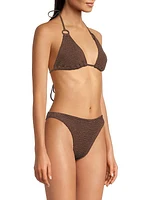 Eva Textured O-Ring Bikini