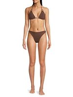 Eva Textured O-Ring Bikini