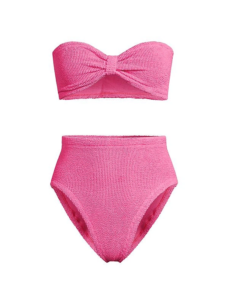Ruby Textured Bandeau Bikini