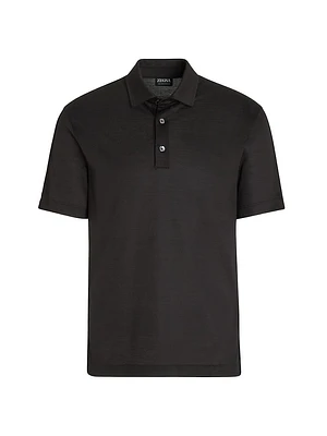 High Performance Wool Piquet Polo Shirt