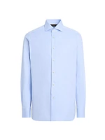Sea Island Cotton Long-Sleeve Tailoring Shirt