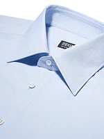 Sea Island Cotton Long-Sleeve Tailoring Shirt