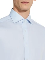 Micro-Striped Centoventimila Cotton Shirt