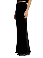 Zeta Velvet Maxi Skirt