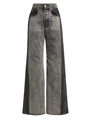 Taylor Denim High-Rise Wide-Leg Jeans