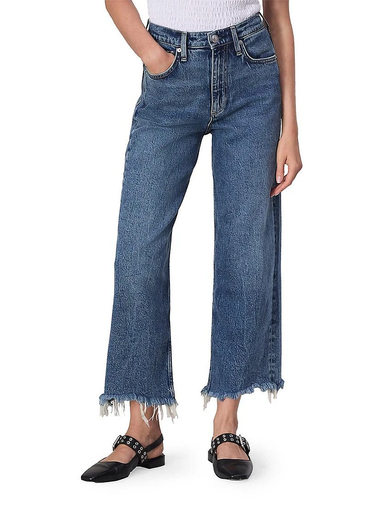 Andi Denim Crop Wide-Leg Jeans