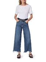 Andi Denim Crop Wide-Leg Jeans