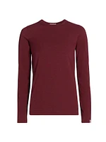 The Slub Cotton Crewneck Long-Sleeve T-Shirt