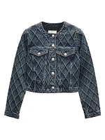 Cora Quilted Denim Jacket