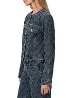 Cora Quilted Denim Jacket