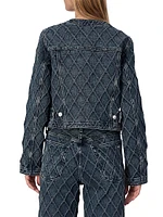 Cora Quilted Denim Jacket