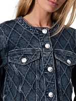 Cora Quilted Denim Jacket