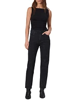 Harlow Jewel Mid-Rise Ankle Jeans