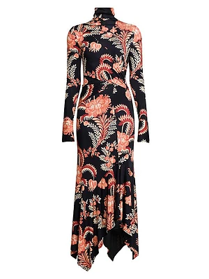 Floral Jersey Maxi Dress