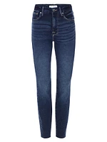 Good Legs Raw Hem Skinny Jeans