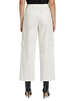 Stretch-Cotton Twill Cargo Pants