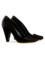 Cedar 90MM Leather Pumps