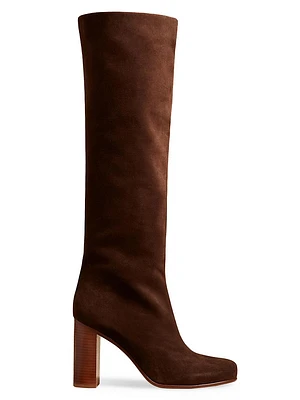 Willow 90MM Suede Knee-High Boots