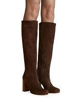 Willow 90MM Suede Knee-High Boots