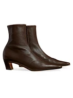 Nevada 40MM Leather Ankle Boots