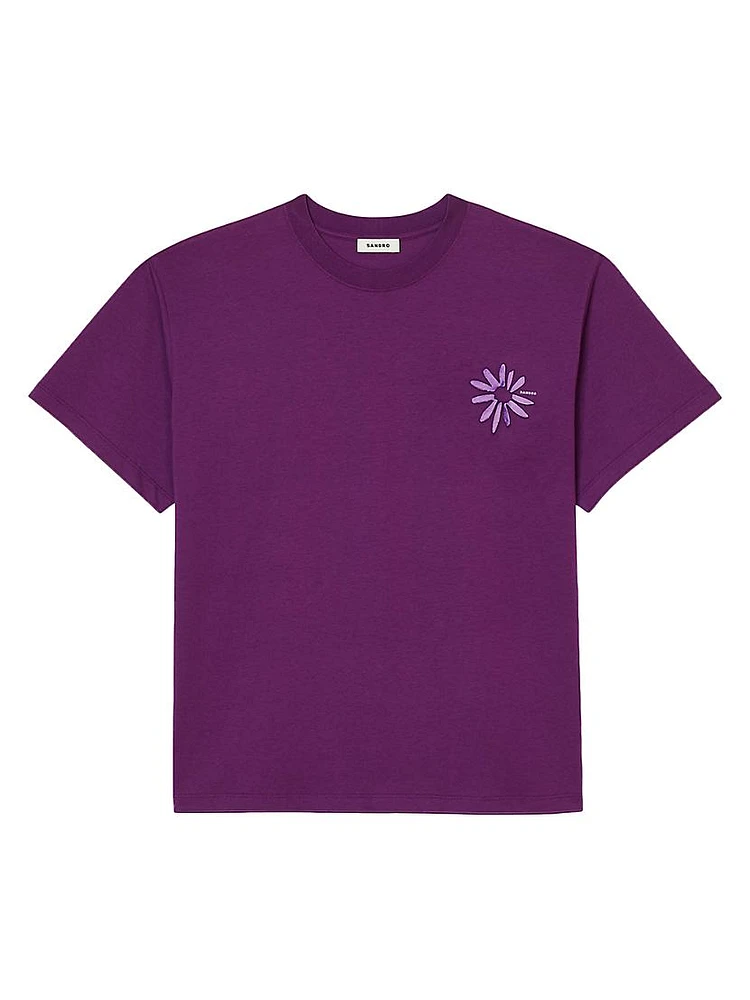 Cotton flower T-shirt