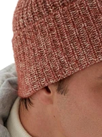 Virgin Wool, Alpaca and Cashmere Rib Knit Beanie