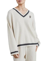 Cashmere English Rib Sweater