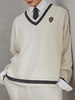 Cashmere English Rib Sweater