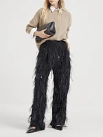 Tropical Luxury Wool Tailored Relaxed Trousers